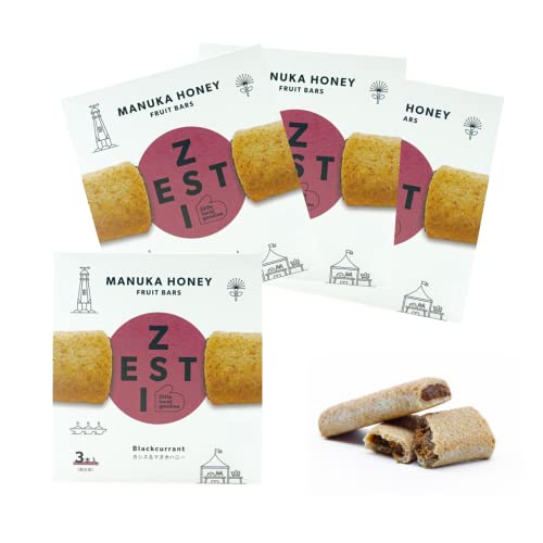 Zesti マヌカハニーフルーツバー 40g×12本 【個包装】 【ナチュラル】 【携帯食・登山】 【全粒粉】 【エナ...