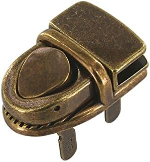 Buckleguy.com IAD3940 Antique Brass, Tuck Lock, Solid Zinc, Antique Brass Plated