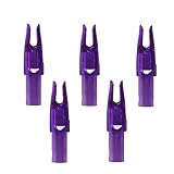 Zhan Yi Arrow Nocks 0.246 Inside Diameter Inserts 6.20MM 60 Pack for Archery Standard Size(0.244~0.2