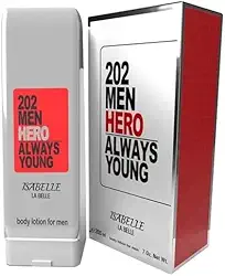 Isabelle la Belle Loção Corporal para Homens, 202 Hero Always Young, 200ml