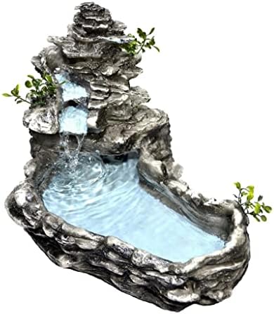 Fonte de Água Decorativa Cascata Laguinho Lago com Bomba Bivolt