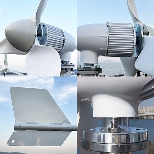 2000W 2Kw 24V Netzunabhängiges Windkraftanlagen-Set – Windkraftsystem mit Hybrid-Laderegler für Haus, Wohnmobil und Boot