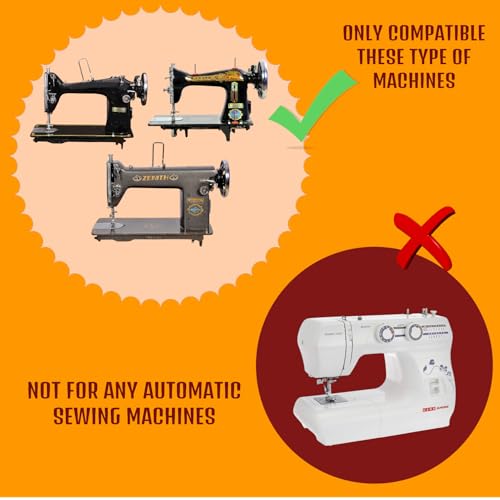 Image of Zenith 120W Sewing Machine Motor - Copper Winding | 220V High-Speed 7000 RPM | Includes Paddle, Belt & Carbon Brushes | for Mini & Domestic Sewing Machines | Durable & Reliable Performance