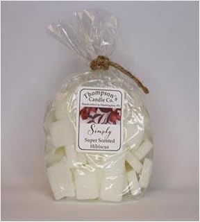 Thompson's Candle Co. Hibiscus Bulk Wax Melts, 16 oz Soy Blend Wax Crumbles, Nectar, Spice, Flower Blossoms and Plum Aroma, Melt in Tea Light or Electric Warmer, Handcrafted in The USA