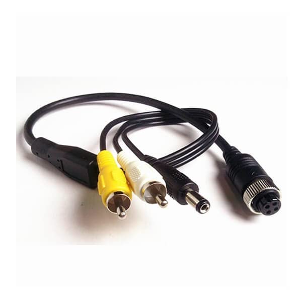 10pcs GX12 4Pin Female Plug Aviation Cable to DC RCA CCTV Camera Splitter Extension Cable 1M