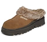 Skechers Women's Fortress Clog Slipper,Chestnut,8M US
