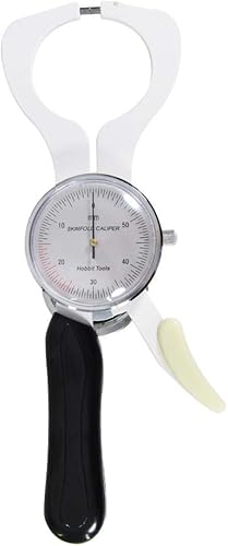 Skinfold - Juego de pinzas de grasa corporal, herramienta de medición de pinza de pliegue de piel, pinza de grasa Accu-medición, probador de