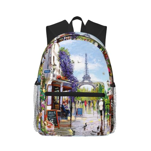 Sac à dos ordinateur portable voyage pour protéger votre PC avec style Tour Eiffel