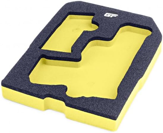 GunFoam Insert to fit Springfield XD-S Subcompact, Polyethylene Foam for Gun Case, Custom Made Insert Replacement for Lifepod 1.0 Hard Case, Pistol Safe Storage.