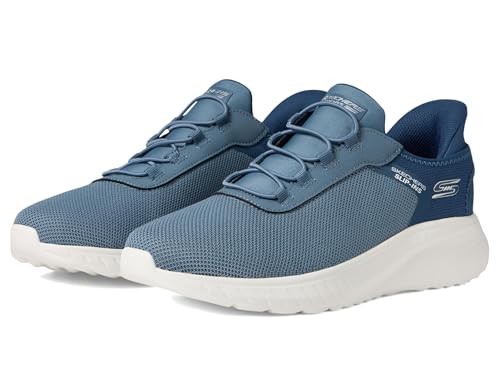 Baskets Skechers pour homme ardoise : libérez vos pieds avec la coupe large