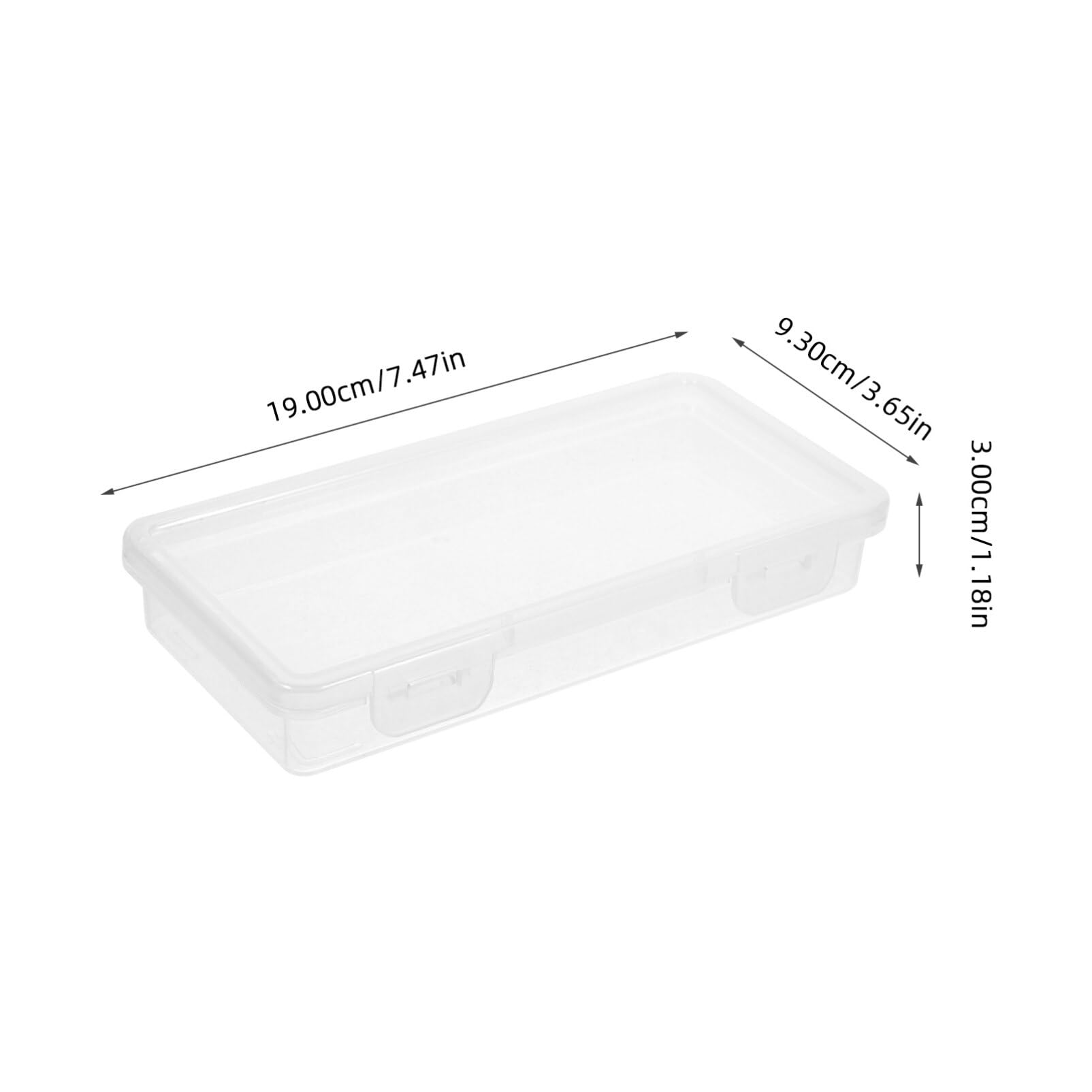 SHINEOFI 6pezzi Scatola Portamatite in Plastica Astuccio per Penne Leggero Organizzatore di Matite da Disegno per Scuola e Ufficio Contenitore per Cancelleria