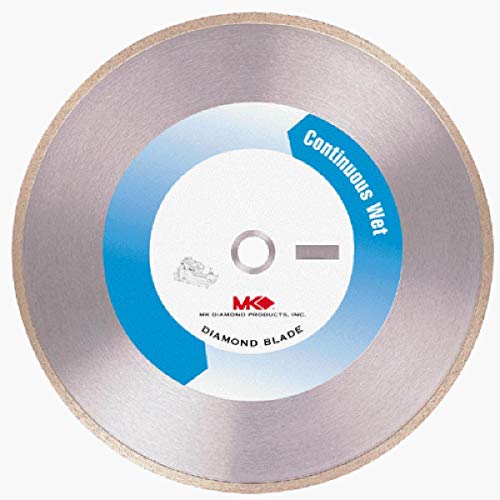 Super Big Clearance! MK Diamond 137166 MK-200 Premium 10-Inch Wet Cutting Continuous Rim Saw Blade with 5/8-Inch Arbor for Tile