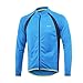 ARSUXEO Men's Long Sleeves Cycling Jersey MTB Bike Reflective Shirt 6025