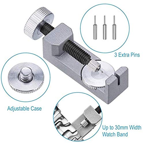 Image of DIY Crafts Pattern No # 6, Repair Tool Kit, Watch Band, Watch Band Adjustment Strap Link Pin Remover Watchmakers 3x Extra Pins Watch Band Sizing Tool Compat (Pattern No # 6, Repair Tool Kit)