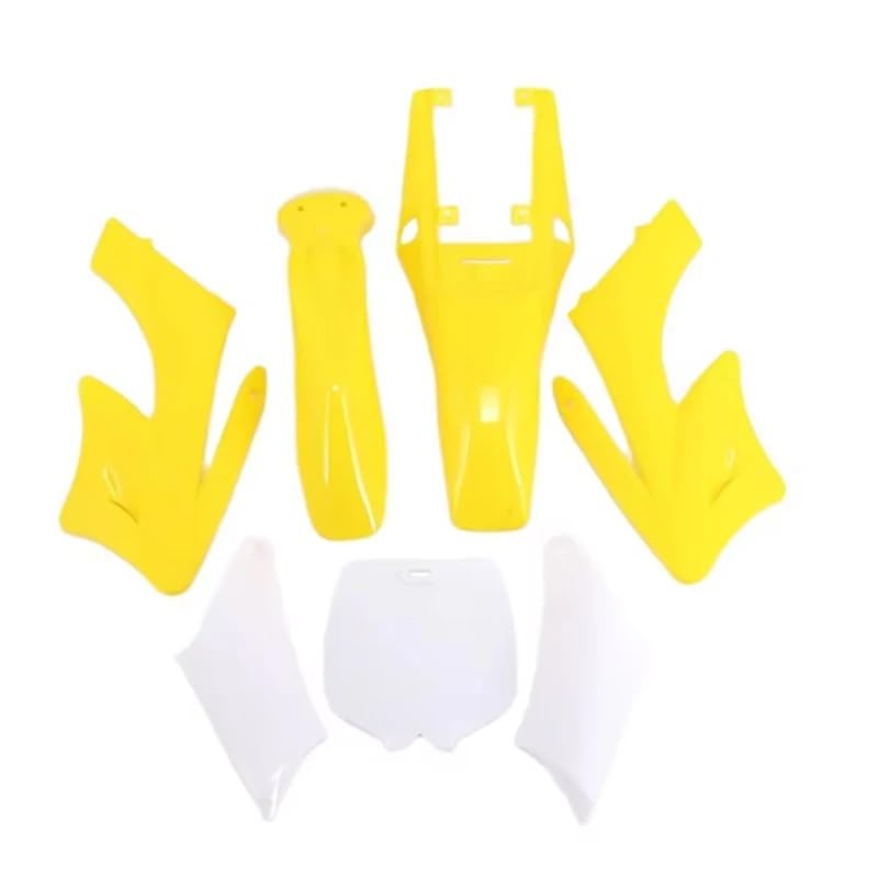 Kit carénage 7 pièces moto 47cc 49cc noir pour habillage de dirt bike 2 temps