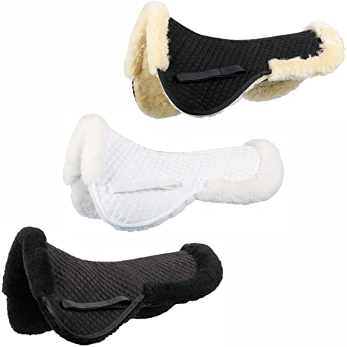 Tapis de selle mérinos Harry's Horse crème idéal pour le concours hippique