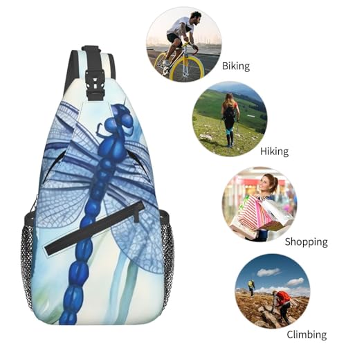 Bolso cruzado para hombre tipo bandolera con diseño pintado miniatura 6