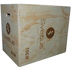 Cajones De Halterofilia Sveltus PlyoBox Unisex, Madera