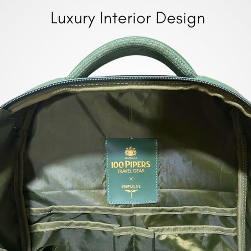 Image of Impulse Pioneer Premium Business Backpack | Unisex Office Bag in Vegan Leather | 27L Water Resistant with 15.6 inch Laptop Sleeve, Anti-Theft Pocket & Padded Straps