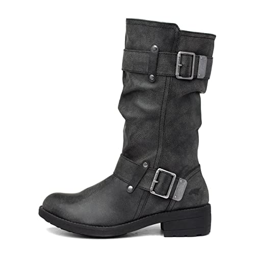 Rocket Dog Trumble, Botas de Motociclista Mujer, Negro (Black AG7), 38 EU