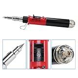 Oumefar Profesjonalna Lutownica Butanowa Dwufunkcyjna, Kompaktowa i Lekka, Pistolet Płomieniowy, Soldering Iron