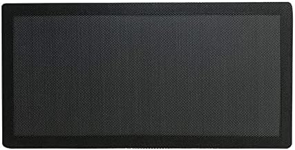 BesDirect 120 140mm PC Fan Dust Filter for Computer Cooler Fan, Magnetic Frame Computer Fan Grills Black Dust Mesh PC Cooler Filter Dustproof PVC Case Cover - Black (140x280mm)