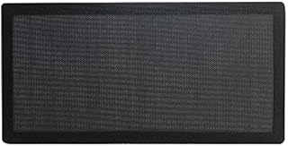 BesDirect 120 140mm PC Fan Dust Filter for Computer Cooler Fan, Magnetic Frame Computer Fan Grills Black Dust Mesh PC Cooler Filter Dustproof PVC Case Cover - Black (140x280mm)