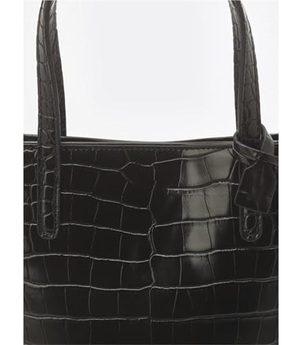 Ladies Leather Crocodile Print Shoulder Slant Cross Large Capacity Bag3