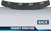 Vista 8 de PIT66 Cubierta para salpicadero compatible con Dodge Ram 1500 2500 3500 2003, 2004, 2005, color negro