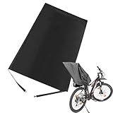 Genérico Regenabdeckung - Winddichte Kindersitzabdeckung, wasserdichte 400D Oxford-Stoffabdeckung für Kinder, Fahrradsitz mit hoher Rückenlehne, UV-beständig, faltbar und waschbar