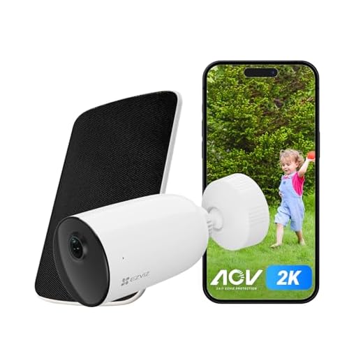 EZVIZ CB3 KIT 1080P Caméra Surveillance WiFi Extérieure sans Fil avec Panneau Solaire D, Batteries Rechargeable 5200mAh, Détection de Personne, Vision Nocturne en Couleur, Audio Bidirectionnel, IP66
