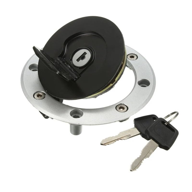 Moto Tapón Depósito Combustible Tapa de Tanque de Combustible con Cerradura para Motocicleta con 2 Llaves para Su&zuki GSXR 600 700 GSXR1000 para Katana 600 GSX-600F