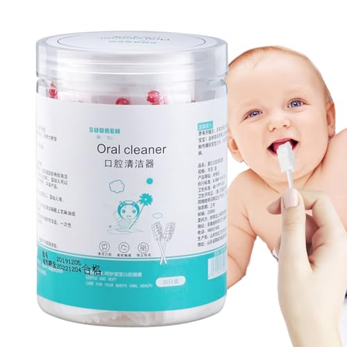 Limpiadores de lengua para bebé, gasa limpiadora de lengua de bebé, cepillo de dientes higiénico, cepillo de dientes para niños, paquete individual, limpiador bucal de gasa para cumpleaños, Año Nuevo