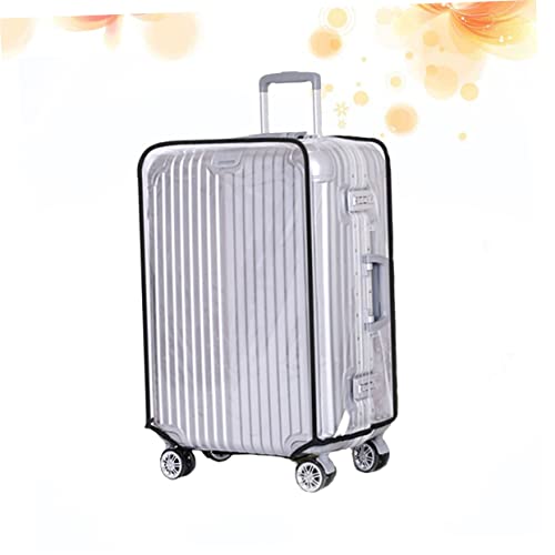 Transparent Luggage Cover for Suitcase Scratch-resistant Sleeve Self-adhesive Easy Access to Handles for Personalizing Your Luggage3