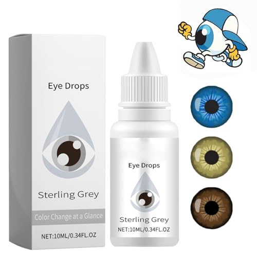 Spectraeye Color Changing Drops Pro, SpectraEye Color Changing Drops, Vihue Color Eye Drops, Color Changing Eye Drops, Aclara Y Aclara El Color De Tus Ojos (Gris)