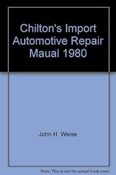 Hardcover Chilton's Import Automotive Repair Maual 1980 Book