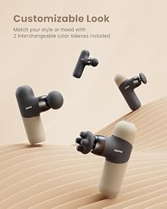 RENPHO Mini Thermal Massage Gun with Heat, Color Silicone Casing, 4 Speeds — photo 5 of 6