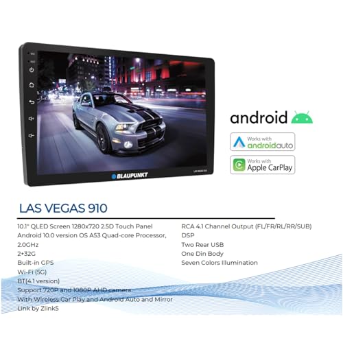 Blaupunkt Las Vegas 910 10.1" Touchscreen WiFi Bluetooth miniatura 5