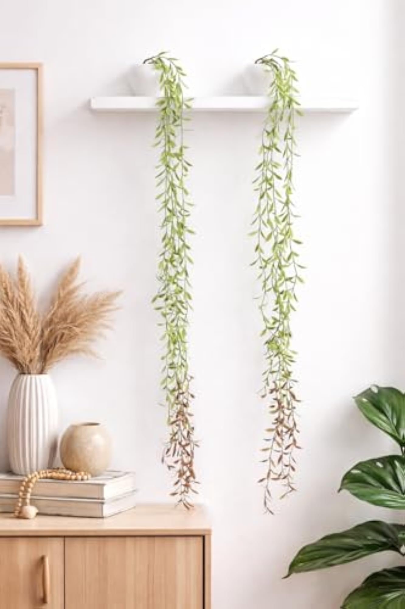 Artificial Hanging Creeper Plant, Decorative Plastic Leaf Vine