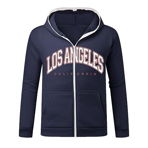 Sudadera con capucha y cremallera para hombre estilo hip hop casual 3