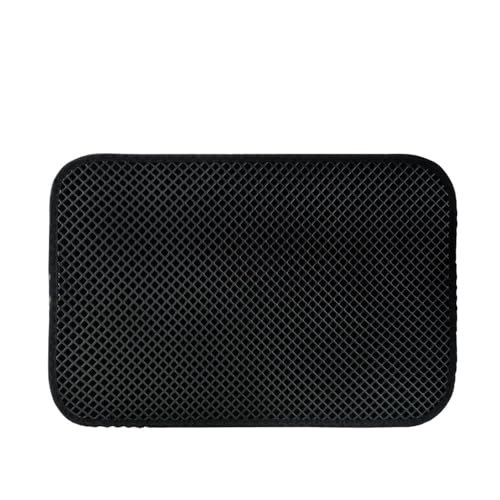 Tapis litière chat double couche grand format pour maison propre