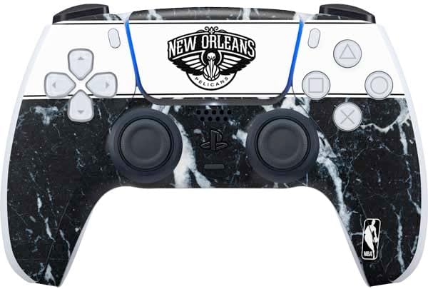 Skinit Decal Gaming Skin Compatible with PS5 Controller - Officially Licensed NBA New York Knicks Large Logo Design