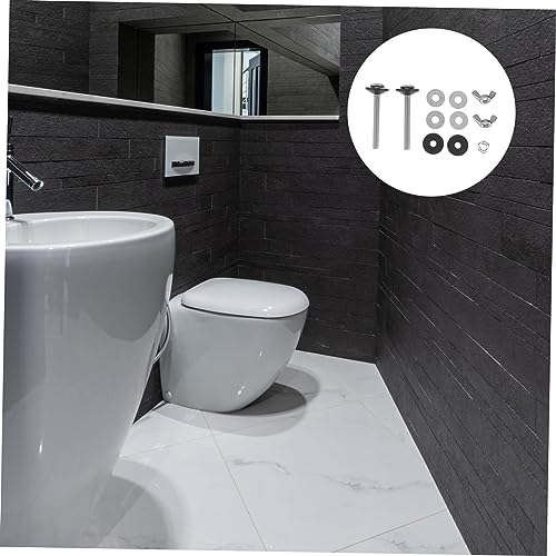 jojofuny 6 Peças anel de vedação do parafuso do tanque kits de reparo de fixações de banheiro agulha