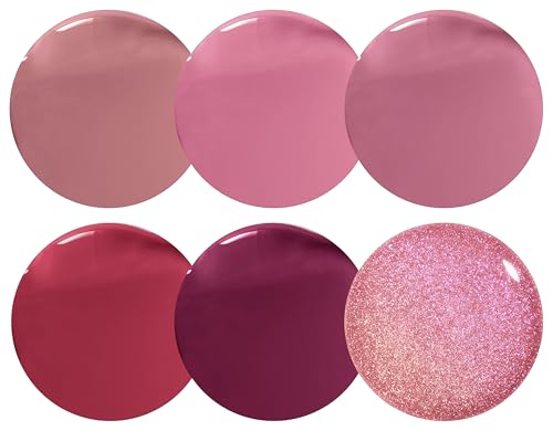 NYX Butter Gloss Pizza Vault brillo de labios Home Alone tonos rosa y rojo estuche 6