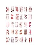 Milacolato 30 Blätter Halloween Temporäre Tattoos Zombie Tattoos Gefälschte Narben mit Kunstblut Wasserdicht Gefälschte Blutige Wunde Stich Narbe Schorf Zombie Make-up Halloween Party Cosplay