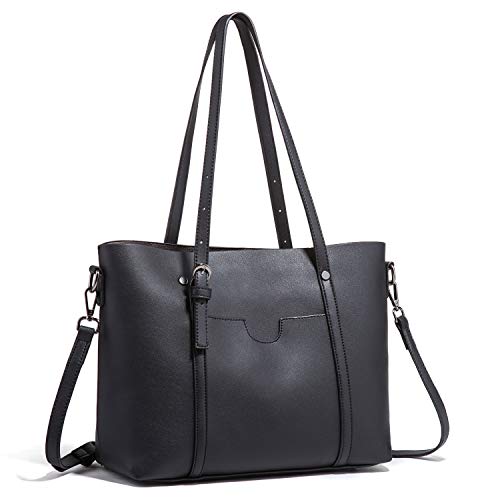 Yxian Damenhandtasche Handtasche Reißverschluss Retro (schwarz) Cover