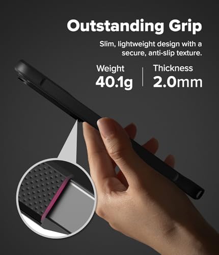 Image of Ringke Onyx for Samsung Galaxy S26 Ultra Case Back Cover [Compatible with MagSafe] [Anti-Fingerprint Texture] Slim Lightweight Shockproof with Non-Slip Side Grip - Magnetic Black