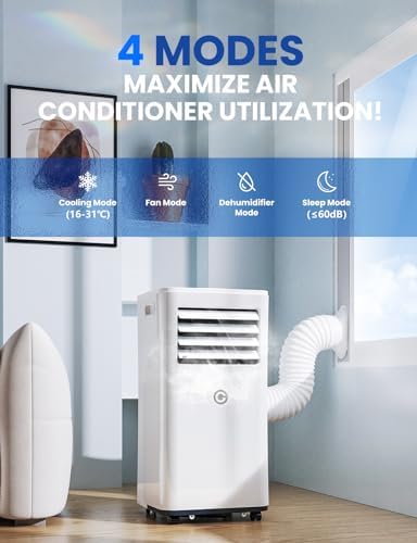 Portable 9000 BTU Air Conditioner & Dehumidifier with Remote - Image 3