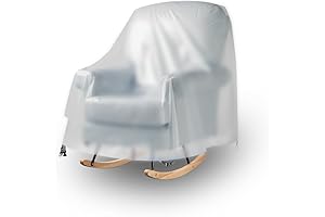 Waterproof Swivel Rocker Chair Cover, Outdoor Patio Rocking Chair Covers, 27.5''W x...