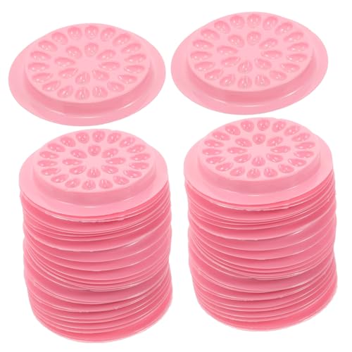FRCOLOR 100pcs Lash Extension Holders Lash Pallets Groove Eyelash Tray for Cosmetologists